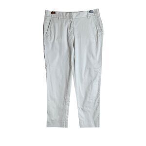J. Crew light‎ beige cotton blend pants. Size 4